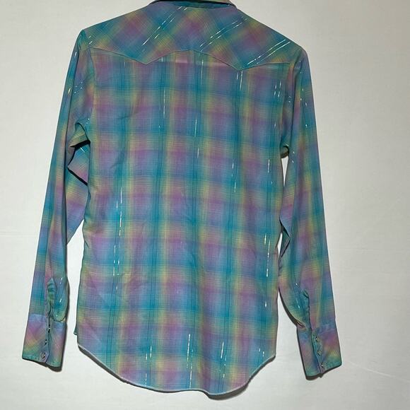 Miller Long Sleeve Button Up Casual Western Shirt Multicolor Womens Size 16 - Picture 4 of 12